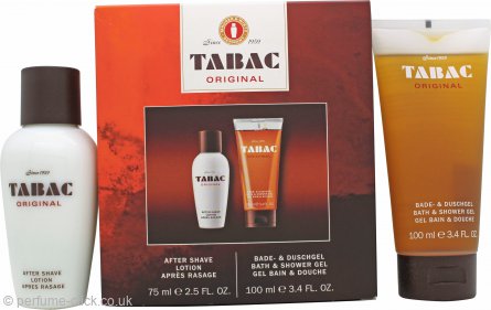 Mäurer & Wirtz Tabac Original Gift Set 75ml Aftershave Lotion + 100ml Shower Gel