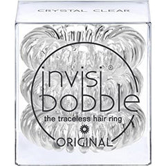 Invisibobble Power The Strong Grip Hair Ring 3 Pieces - Crystal Clear