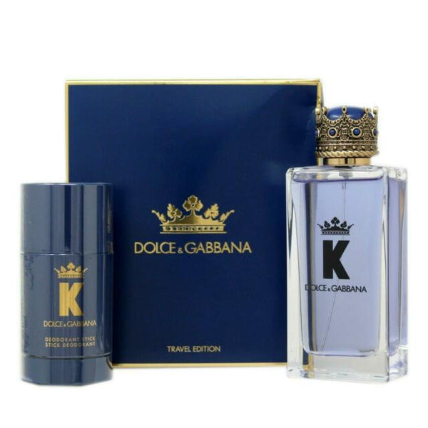 Dolce & Gabbana K Gift Set 100ml EDT + 75g Deodorant Stick